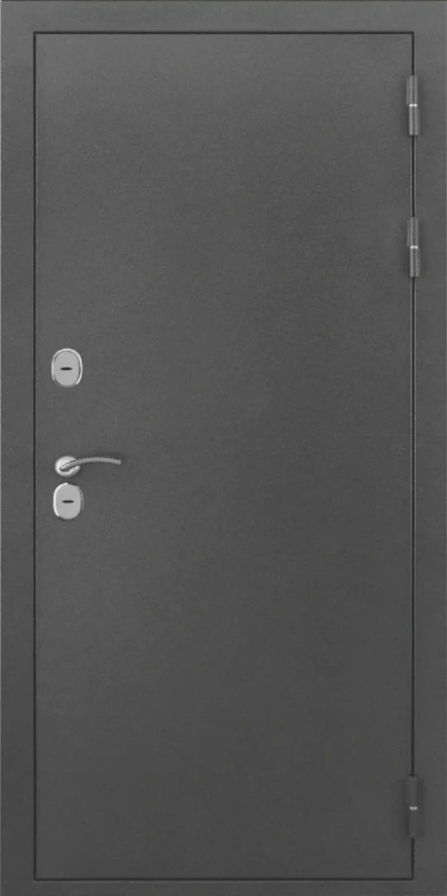 Входная дверь ДвериПРО L-Термо серебро ФЛП-560 МДФ 10мм DPRO200290 внешняя сторона