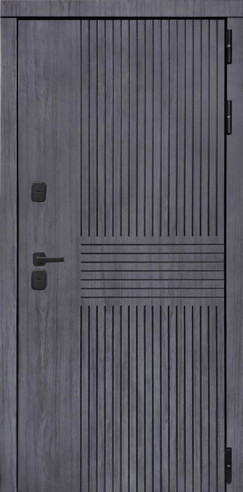 Входная дверь ДвериПРО Берген ФЛ-707 (10мм, белый софт) DPRO196594 внешняя сторона