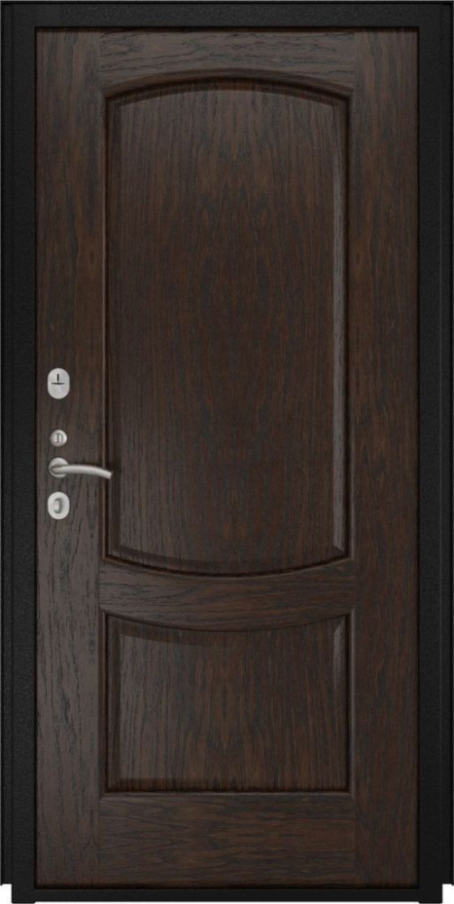Входная дверь ДвериПРО L-43 Лаура-2 (16мм, мореный дуб) DPRO195987 внутренняя сторона